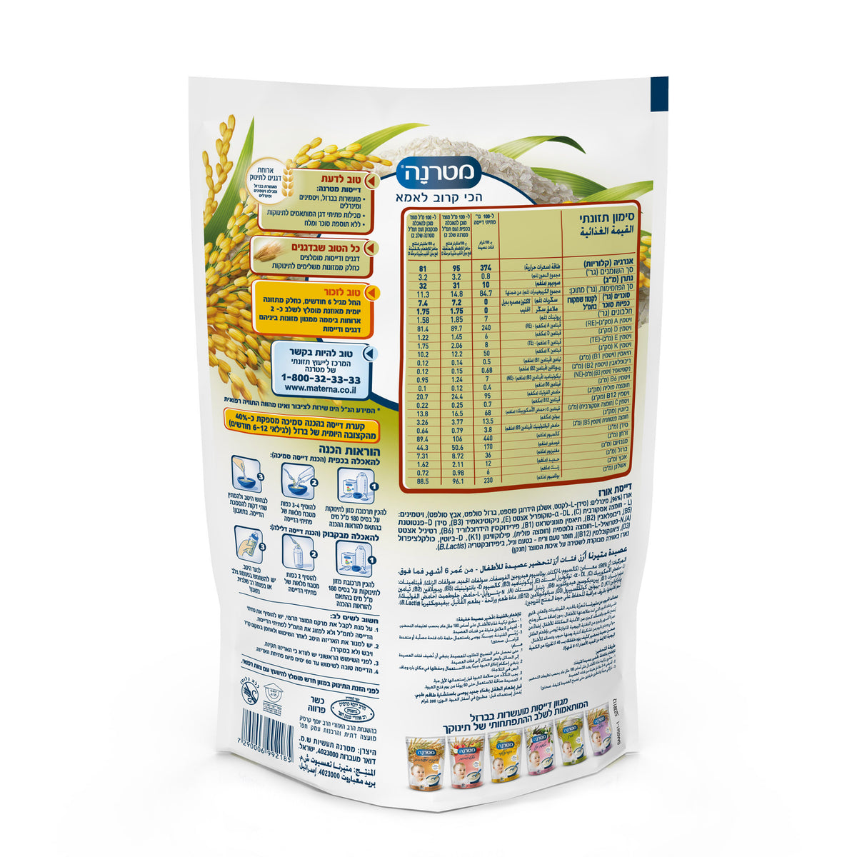 מטרנה דייסת אורז